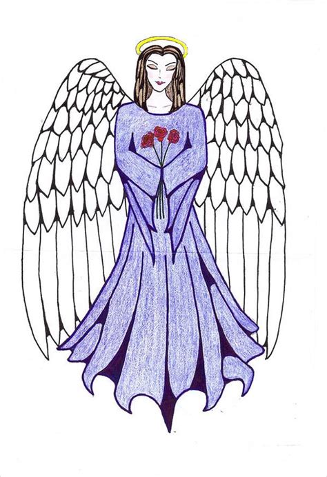 drawing angel pictures|angel picture free drawing.